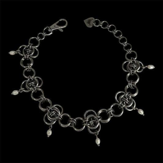 DRAPED IN PEARLS CHOKER